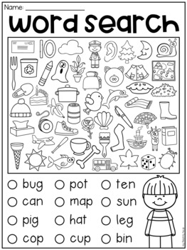 cvc word worksheet free