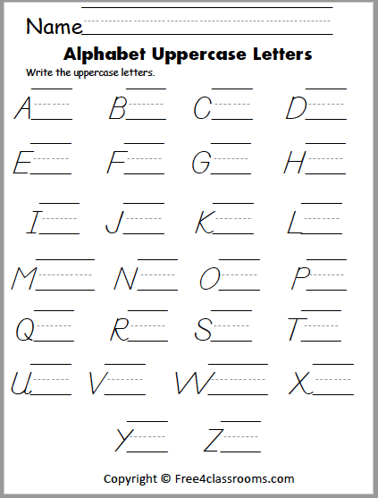 d nealian alphabet chart