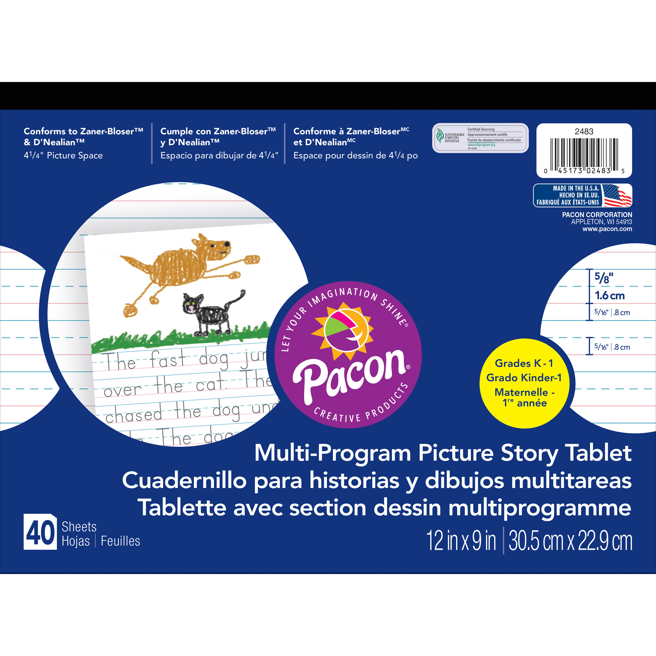 DNealian 40 Sheet Learn to Write Handwriting Tablet | Teacher Direct