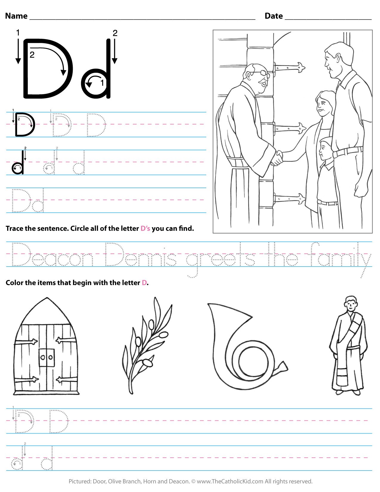 Alphabet Worksheets - Download Pack - TheCatholicKid.com