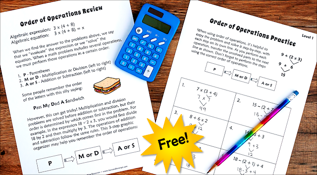 Order of Operations: No-fail strategies that really work!