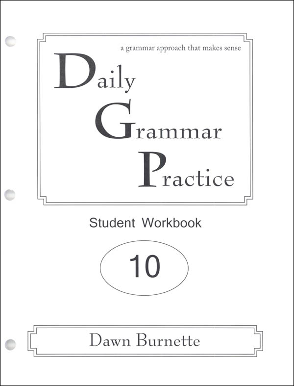 daily grammar practice worksheet