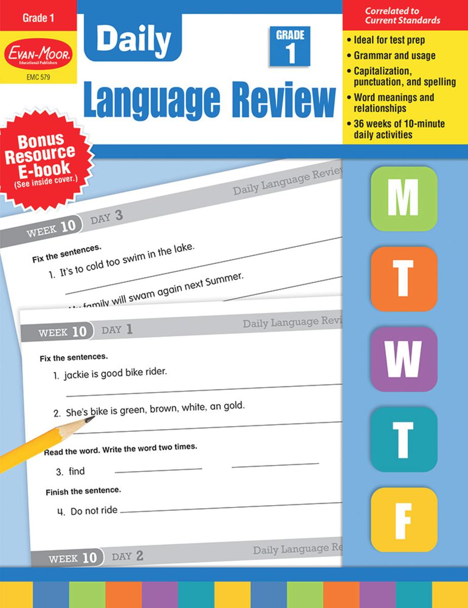 daily language review grade 5 worksheet