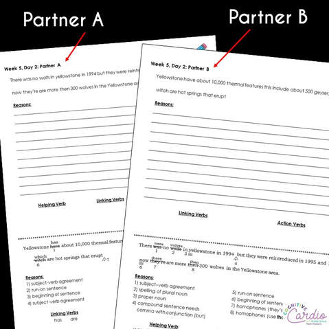 daily oral language 6th grade worksheet