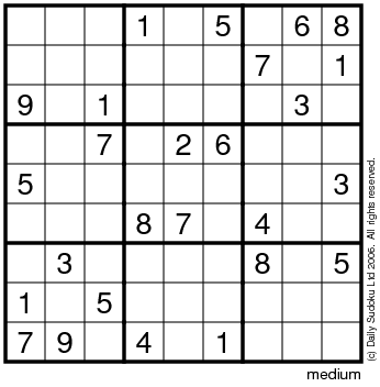 daily sudoku printable version