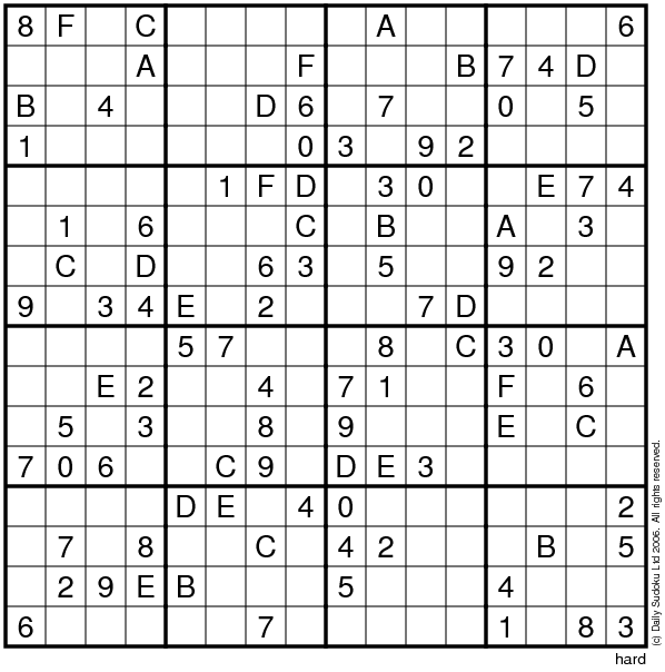 daily sudoku printable version