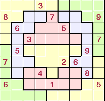Daily Jigsaw Sudoku - SudokuWiki.org