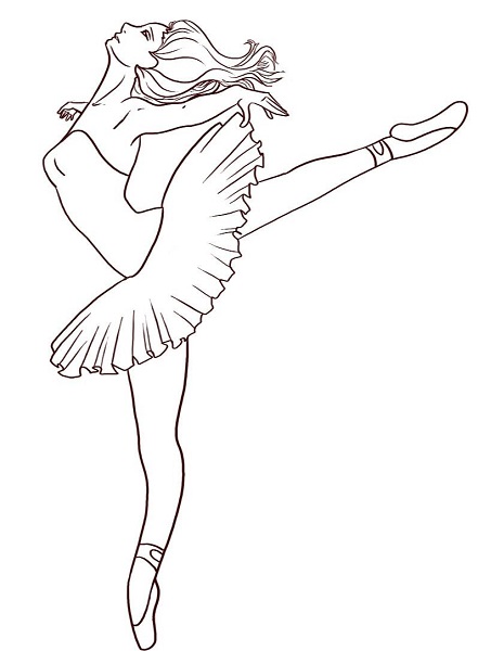 Printable Dance Coloring Pages &  coloring book.