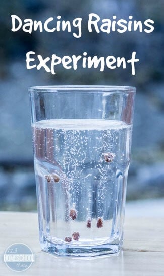 Dancing Raisins Science Experiment with Baking Soda and Vinegar