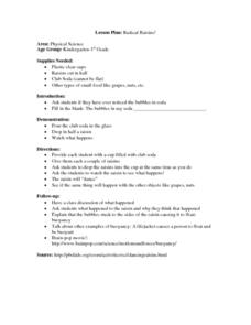 Dancing Raisins Lesson Plans &  Worksheets Reviewed by Teachers