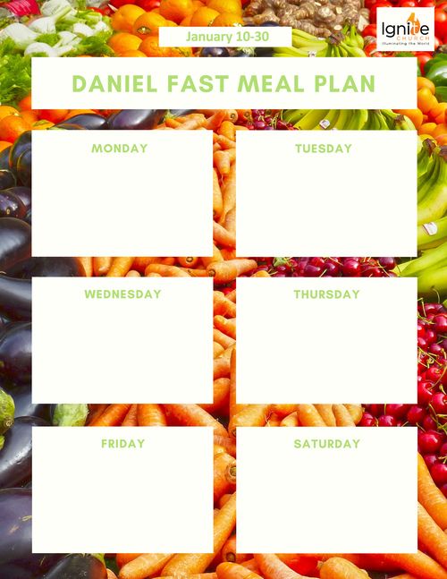 Ignite Church - Daniel Fast