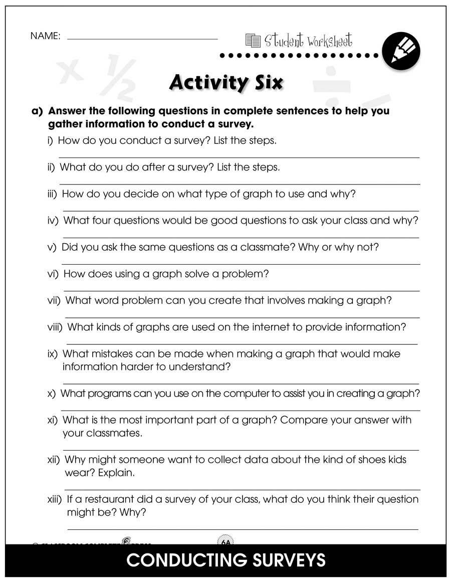 Data Analysis &  Probability - Drill Sheets Gr. 3-5 - BONUS ...