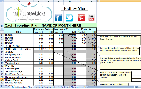 dave ramsey budget worksheet excel