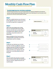 dave ramsey monthly budget template