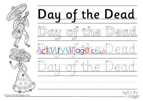 day of the dead worksheet