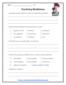 DBT Worksheets