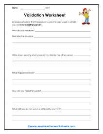 DBT Worksheets