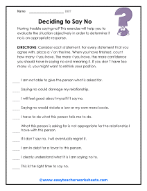 DBT Worksheets