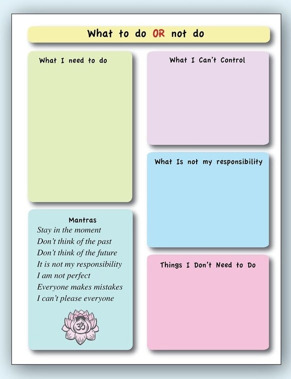 17 Printable Stress Management Worksheets &  Templates