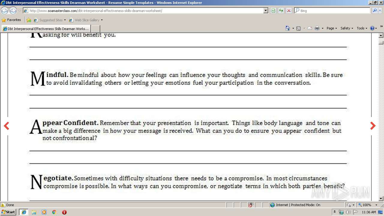 Malware analysis http://www.soamasterclass.com/dbt-interpersonal ...