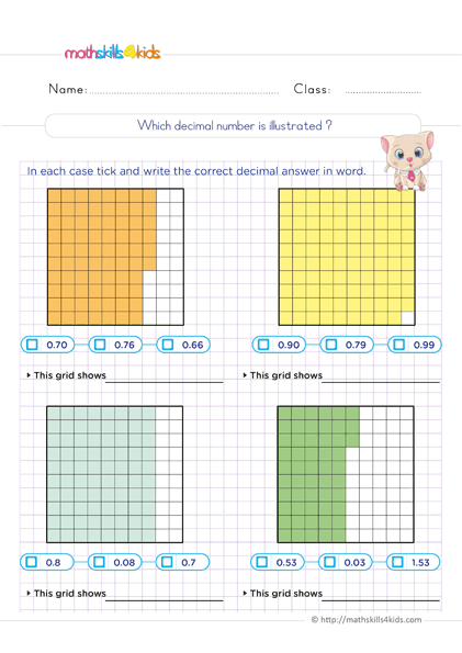 decimal activities for 6th grade