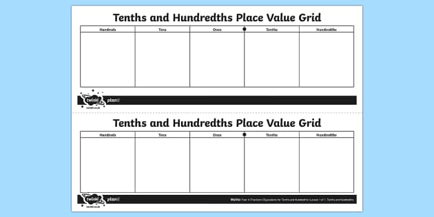 Decimal Models - Math Practice Worksheet (Grade 4) - TeacherVision