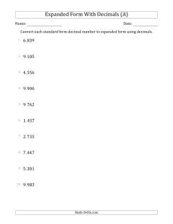 Search | Standard Form Expanded Form | Page 1 | Weekly Sort