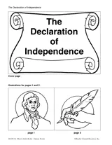 The Declaration of Independence Little Book Printable (K - 3rd ...