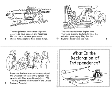 declaration of independence worksheet middle school