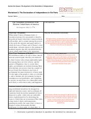 worksheet02-declaration-six-parts.pdf - Declare the Causes: The ...