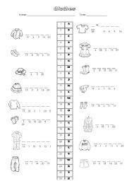 Clothes decoding - ESL worksheet by Nina Pizzo