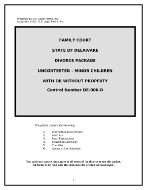 Delaware Divorce Forms | DocHub