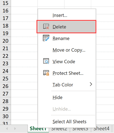 How to Delete Sheets in Excel (Shortcuts)