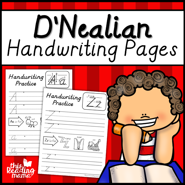 denelian handwriting worksheet