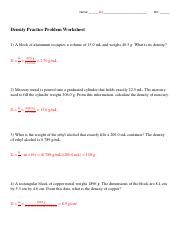 Density problems 2020-2021 key.pdf - Name: key Per: Density ...