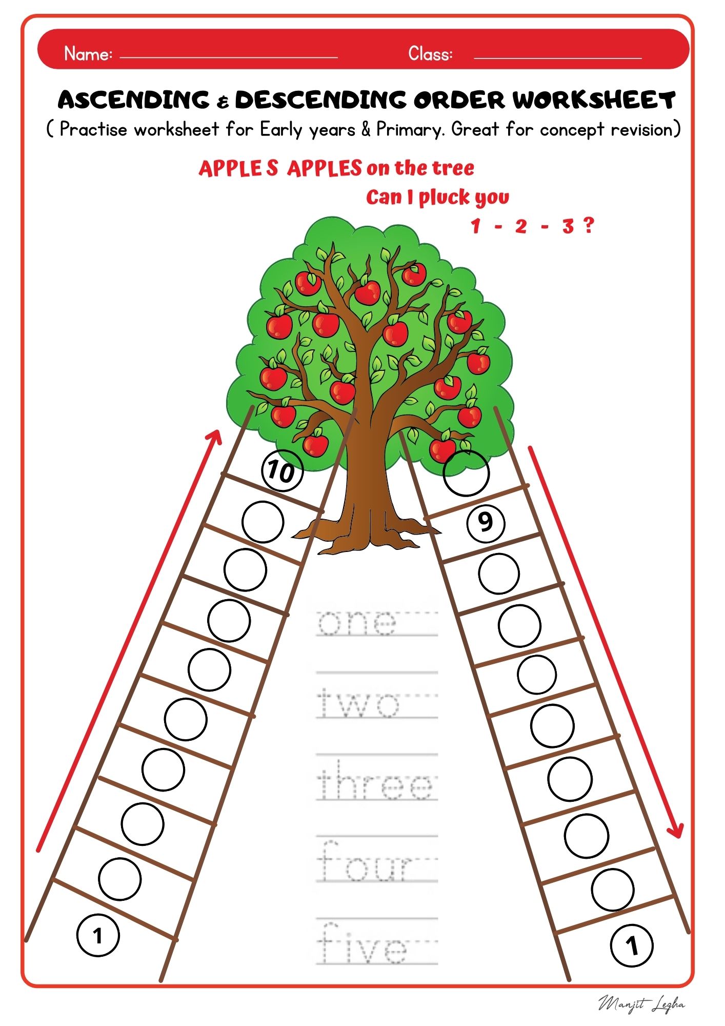 Ascending & Descending Order Worksheet – Muse n Life - Worksheets Library