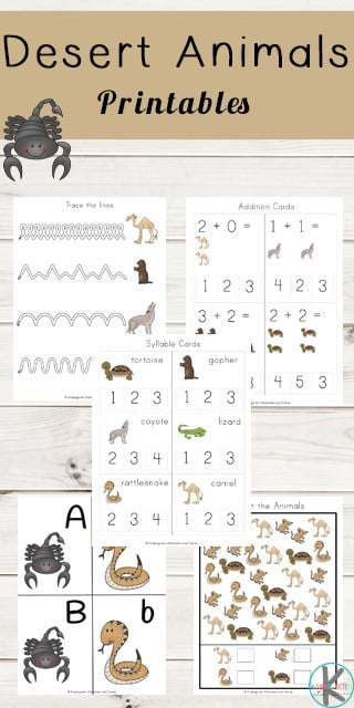 Desert Animals Printables