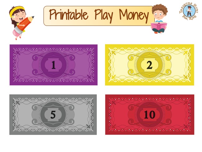 design printable play money