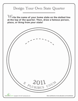 Design a State Quarter | Worksheet 