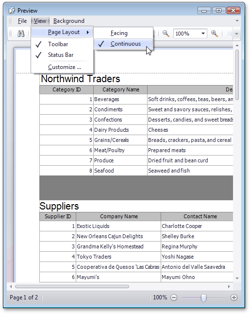 How to: Combine Links via the CompositeLink | WinForms Controls ...