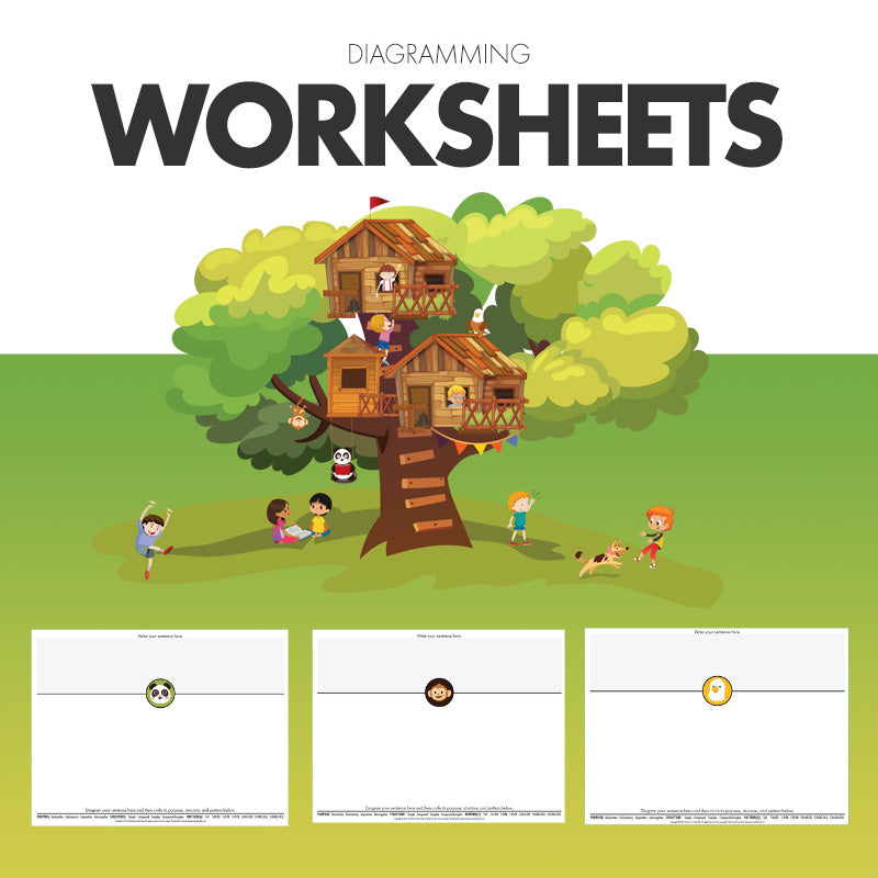 Diagramming Worksheets - Grammar Nerds Club