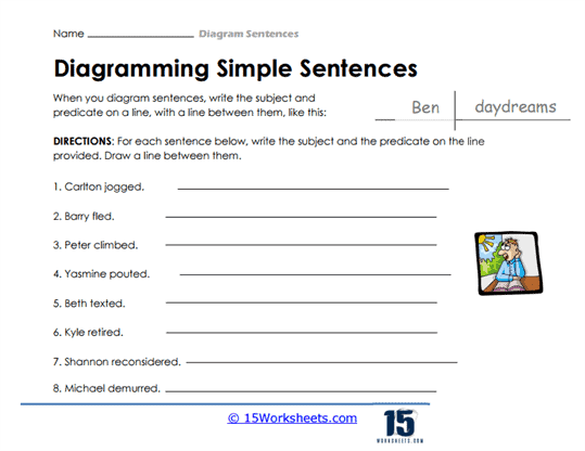 Diagramming Sentences Worksheets 15 Worksheets com Worksheets Library Diagramming Sentences Worksheets 15 Worksheets com Worksheets Library