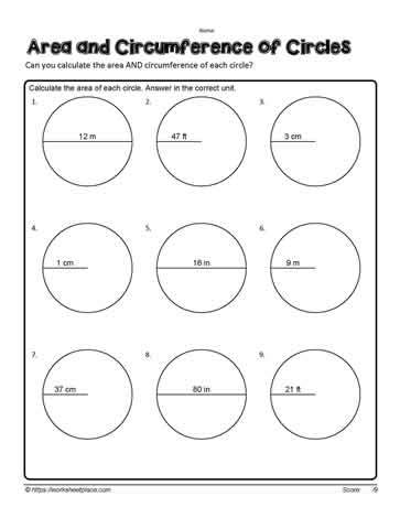 Circles Geometry For Special Education PRINT And DIGITAL Diameter ...