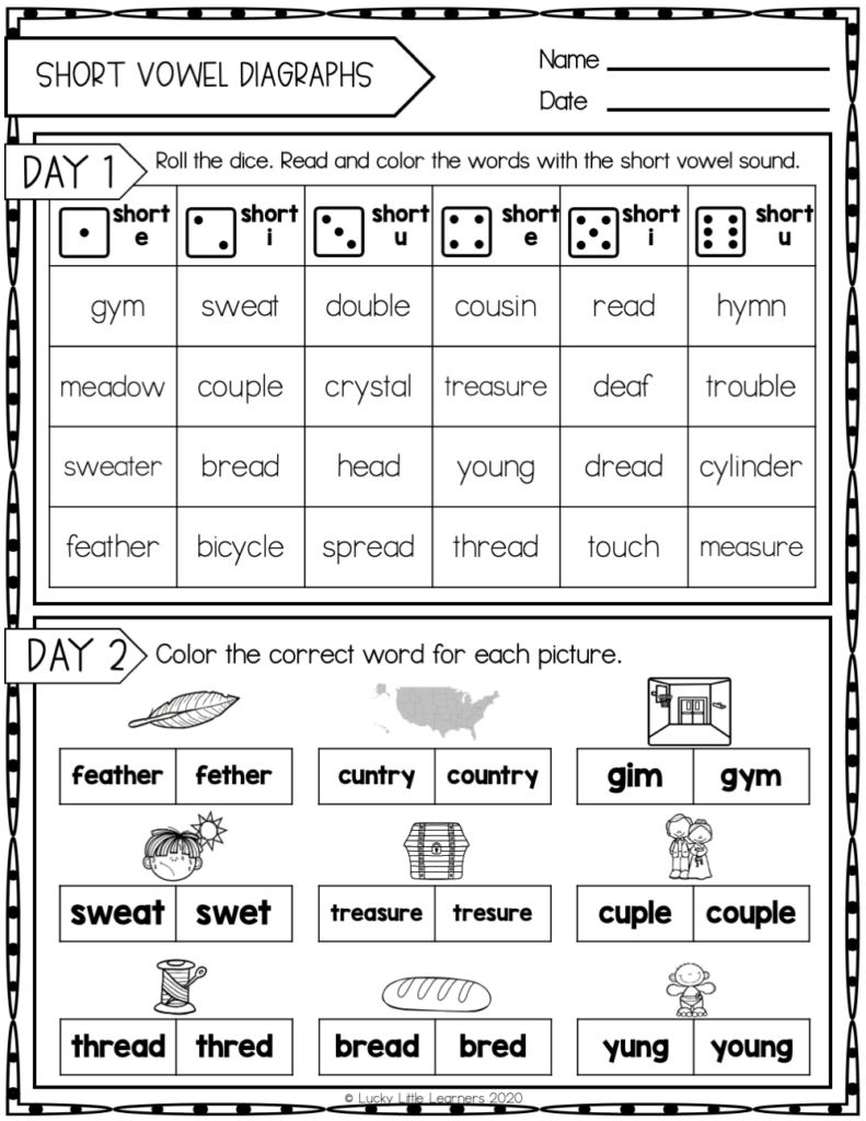 No Prep Daily Phonics Review in 2nd Grade - Lucky Little Learners