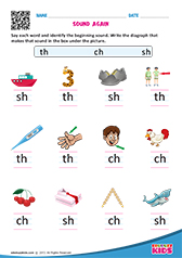 Free Printable Blends and Digraphs Worksheets for Pre-k &  Kindergarten