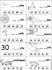 digraphs and blends worksheet
