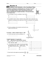 Dilation Worksheets Reviewed by Teachers