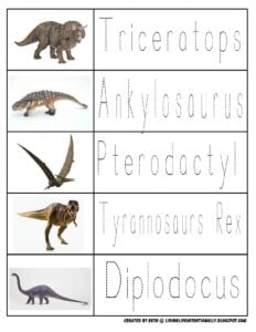 ? FREE Dinosaur Worksheets Preschool Printables
