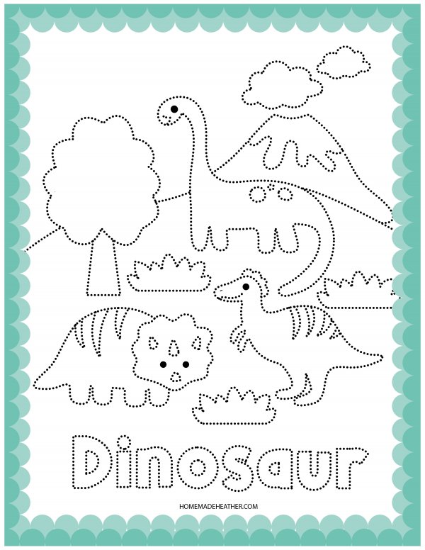 Free Dinosaur Activity Printables » Homemade Heather