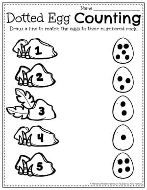 Dinosaur Worksheets for Preschool - Planning Playtime